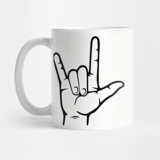 I Love You - sign language Mug